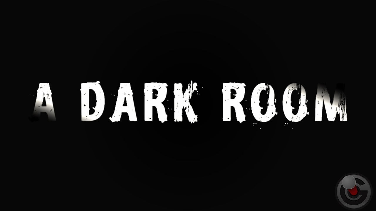 a dark room