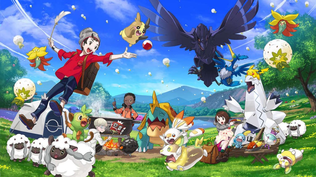 pokemon sword shield art