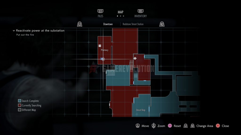 resident evil 3 map