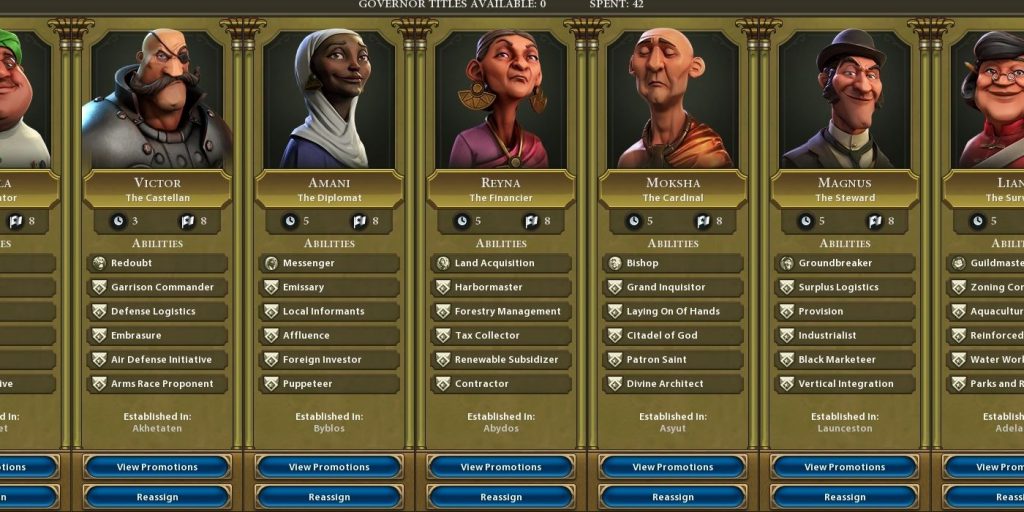 civ 6 governors