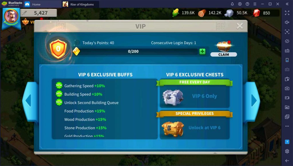 ساختمان سالن شهر بازی Rise of Kingdoms