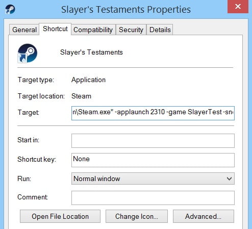 Steam Shortcuts
