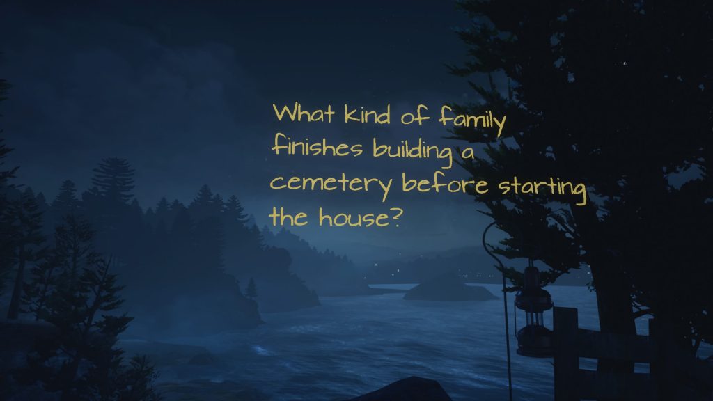 متن در What Remains of Edith Finch