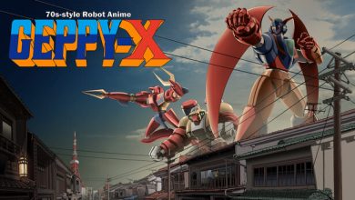 70s style Robot Anime Geppy X