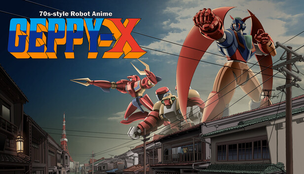70s style Robot Anime Geppy X